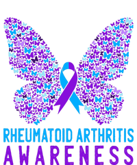 Butterfly Rheumatoid Arthritis Awareness Ra Ribbon Support T-Shirt