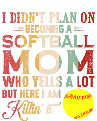 I DidnT Plan On Becoming A Softball Mom MotherS Day Drawstring Bag