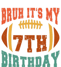 Bruh ItS My 7th Birthday Football 7 Years Old Birthday T-Shirt