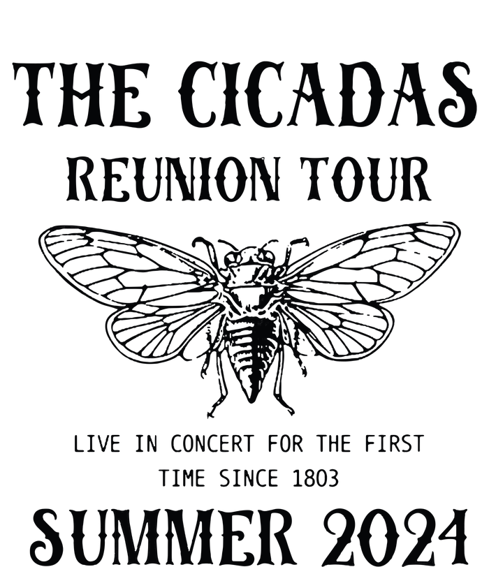 Cicada 2024 Cicada Reunion Funny Cicada Concert T-Shirt