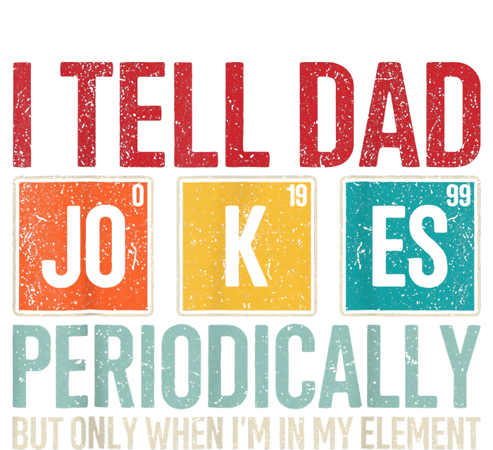 I Tell Dad Jokes Periodically USA-Made Snowflake Beanie