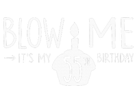 Blow Me Funny ItS My 55th Birthday 55 Bday Cake Toddler Hoodie