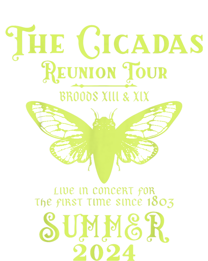 The Cicada Reunion U.S 2024 Cicada Concert Fest Lover Women's Knotted Racerback Tank