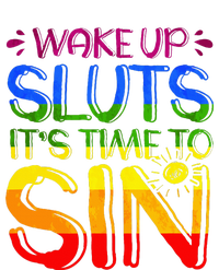 Wakeup Sluts It S Time To Sin Lgbtq Lgbt Gay Women's Flannel Pajama Set