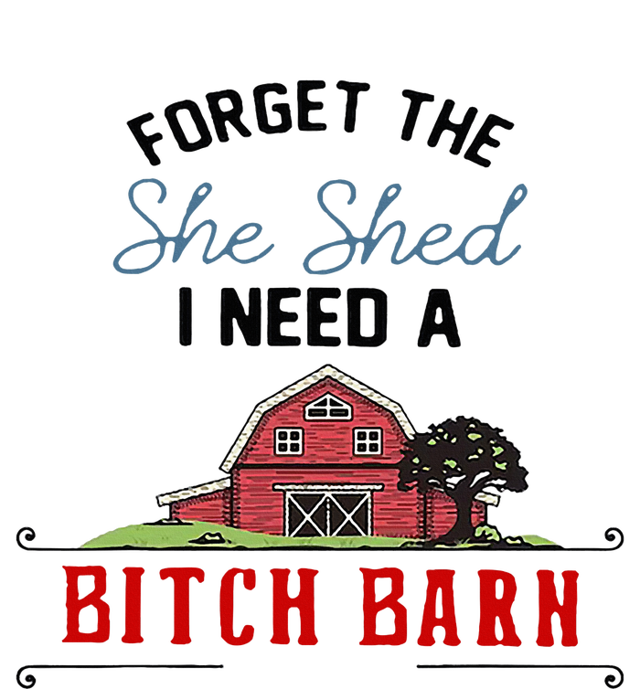 Forget The She Shed I Need Bitch Barn Metallic Star Ornament