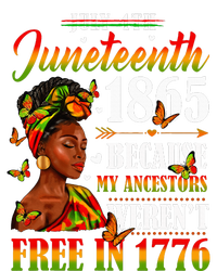 Juneteenth Black Women Because My Ancestor WerenT Free 1776 Valucap Bio-Washed Visor