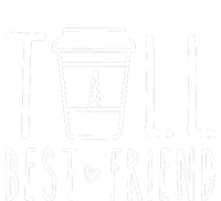 Tall Best Friend Funny Bff Matching Outfit Two Bestie Coffee PosiCharge RacerMesh Polo