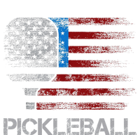 Us Flag Pickleball Player Paddleball Lover Hooded Wearable Blanket