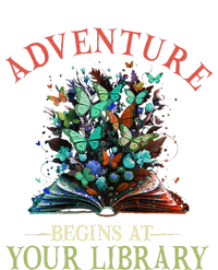 Adventure Begins At Your Library Summer Reading 2024 Flowers Toddler Fine Jersey T-Shirt