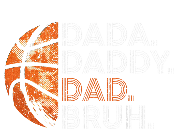 Vintage FatherS Day Dada Daddy Dad Bruh Basketball Platinum Collection Golf Towel