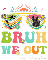 Bruh We Out Funny Last Day Of School Teacher Boy Girl Summer Women's Tri-Blend 3/4-Sleeve Raglan Shirt