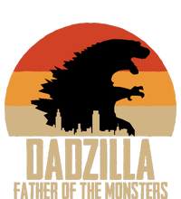 Dinosaur Dad Monsters FatherS Day Dadzilla Dino Sunset T-Shirt