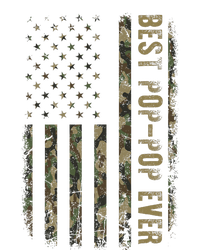 Best Pop Pop Ever Camouflage American Flag FatherS Day T-Shirt