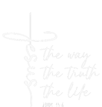 Christian Worship Jesus The Way Truth Life Women's Fleece Hoodie