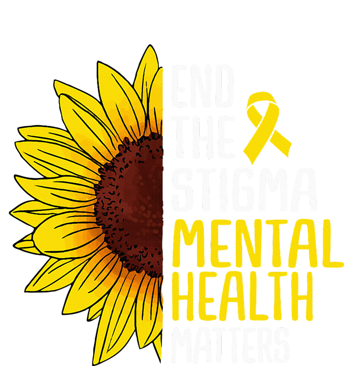 End The Stigma Mental Health Matters Mental Awareness T-Shirt