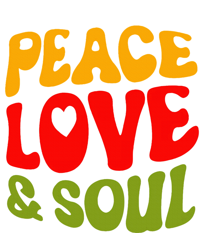 Groovy Peace Love & Soul R&B Music Retro Vintage 90s Lovers Premium T-Shirt