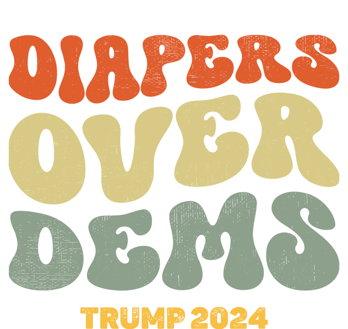 Diapers Over Dems Trump 2024 Bumper Sticker