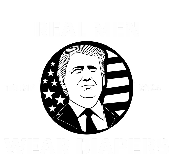 Real Man Wear Diapers Trump 2024 Ladies Essential Tank