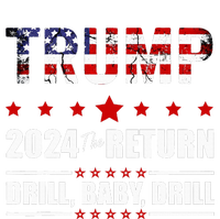 4th Of July Trump 2024 Drill Baby Drill Us Flag Republican Baby Long Sleeve Bodysuit