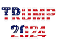 Trump 2024 Take America Back American Flag Trump 2024 Womens Funnel Neck Pullover Hood