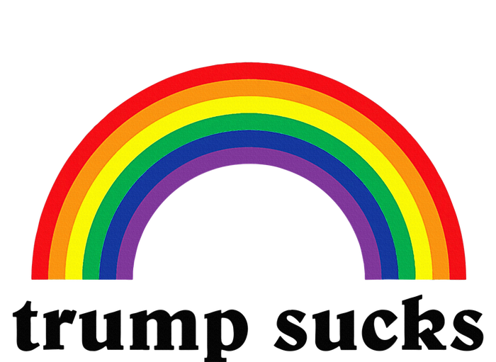 Trump Sucks Big Rainbow Anti Trump 2024 Election Lgbt Gay T-Shirt