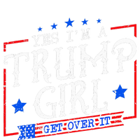 Yes IM A Trump Girl Get Over It Gifts For Trump Supporter Bumper Sticker