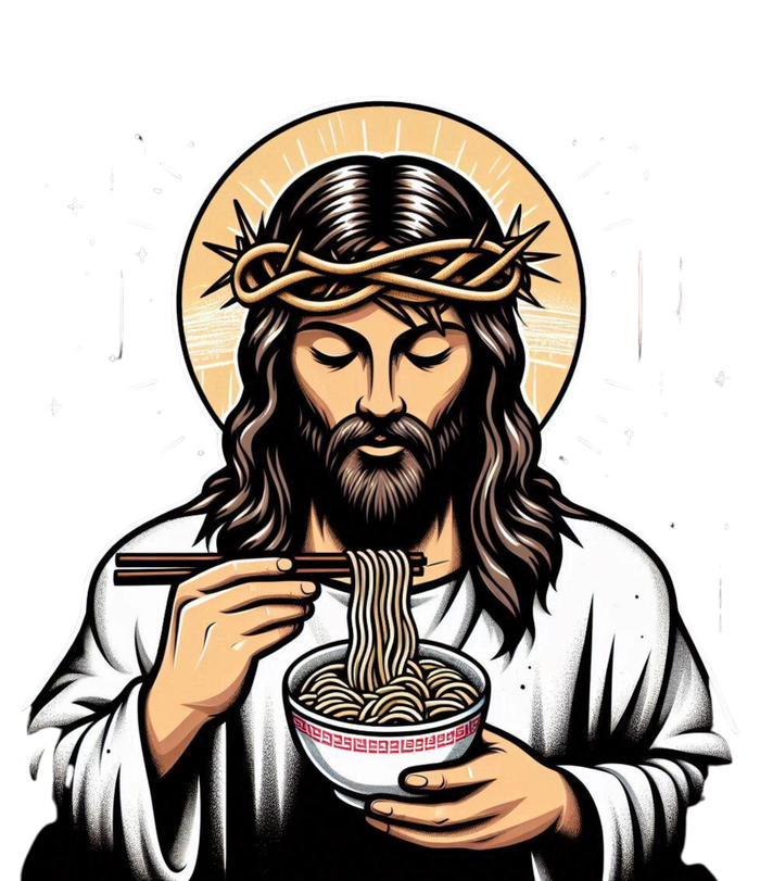 In Jesus Name Ramen Funny Japanese Food Christian T-Shirt