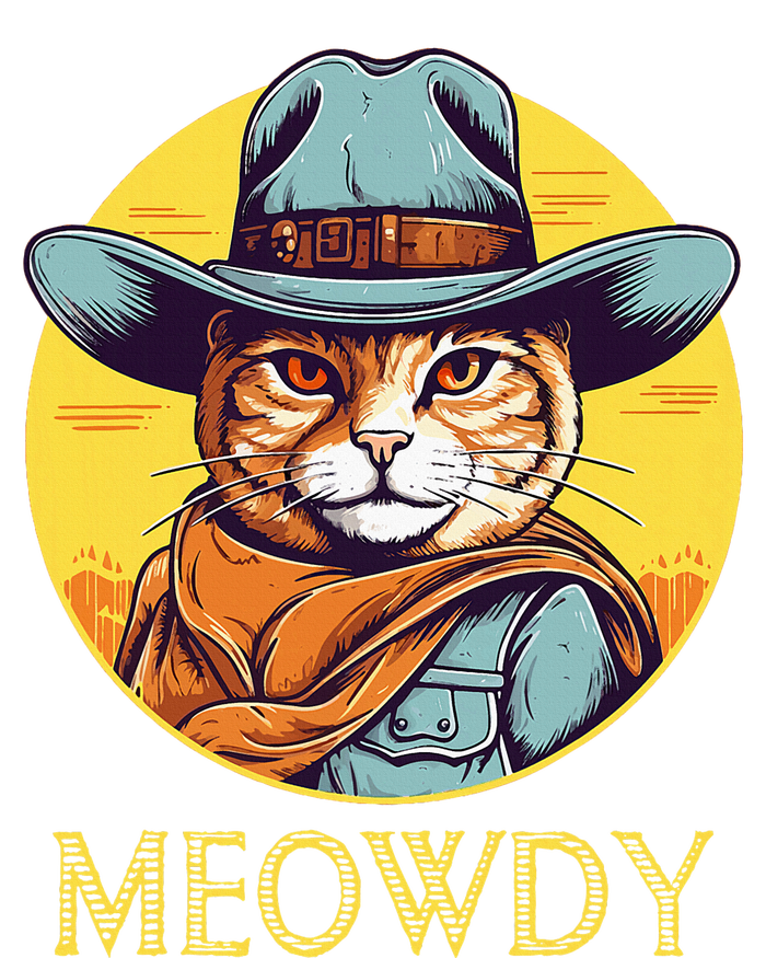 Cat Cowboy Cowgirl Halloween Meow Howdy Meowdy Women's Fleece Hoodie