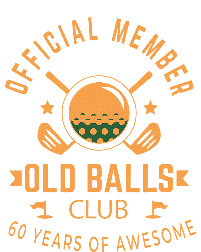 Funny 60th Birthday Old Balls Club 60 Year Old Golfer T-Shirt