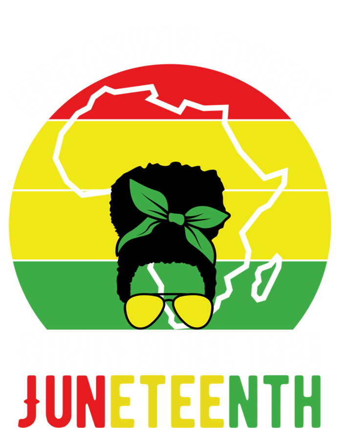 Breaking Every Chain Since 1865 Junenth Black History Gift Stripe Pom Pom Beanie