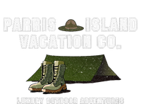 Parris Island Vacation Co Luxury Outdoor Adventures Funny T-Shirt