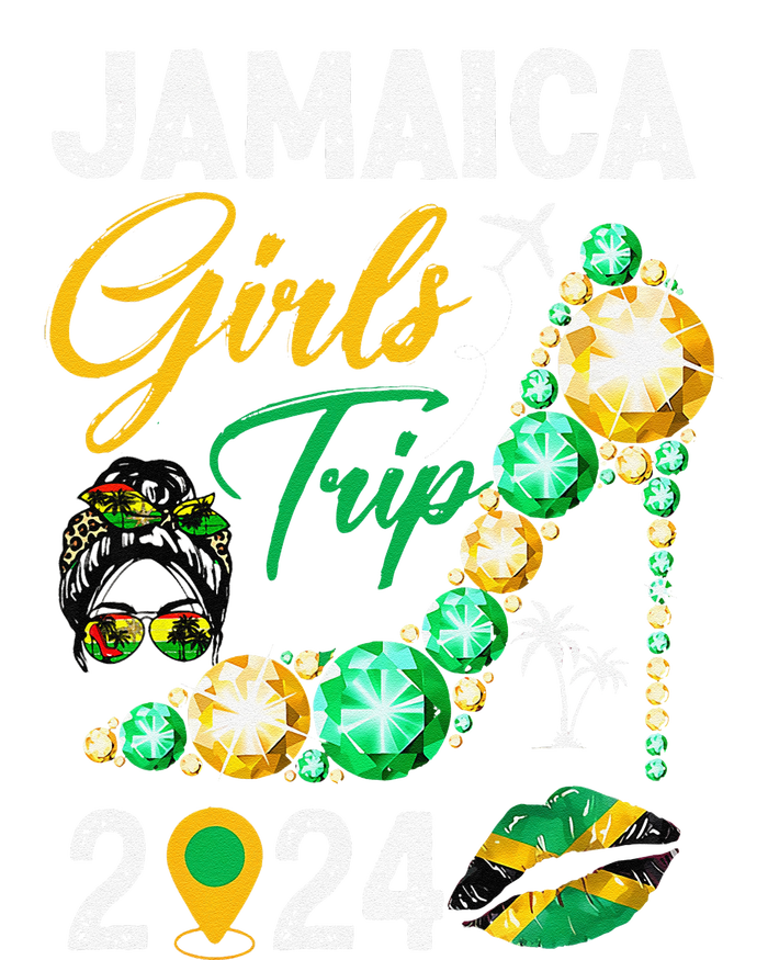 Girl Trip Jamaica 2024 Weekend Summer Vacation Trip Tie-Dye T-Shirt