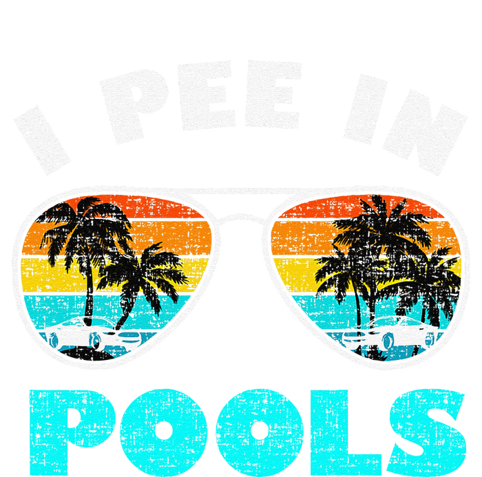 I Pee In Pools Sunglasses Summer Vacation Swimming Platinum Collection Golf Towel