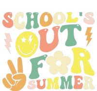 Last Day Of School Groovy Schools Out For Summer Teacher T-Shirt