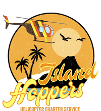 Island Hoppers Helicoter Charter Services Flat Bill Trucker Hat