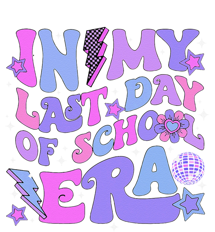 Retro Disco Groovy Hello Summer In My Last Day Of School Era T-Shirt