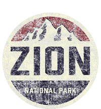 Retro Zion National Park Utah Mountain Hiking Premium Hoodie