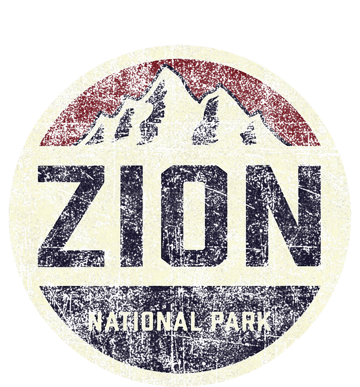 Retro Zion National Park Utah Mountain Hiking Premium Hoodie