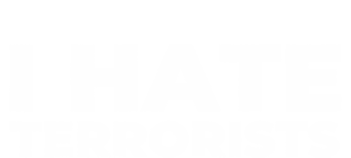 I Hate Terrorists Women's V-Neck T-Shirt