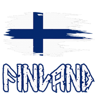 Finland Cool Ancient Nordic Style Flag Dry Zone Grid Polo