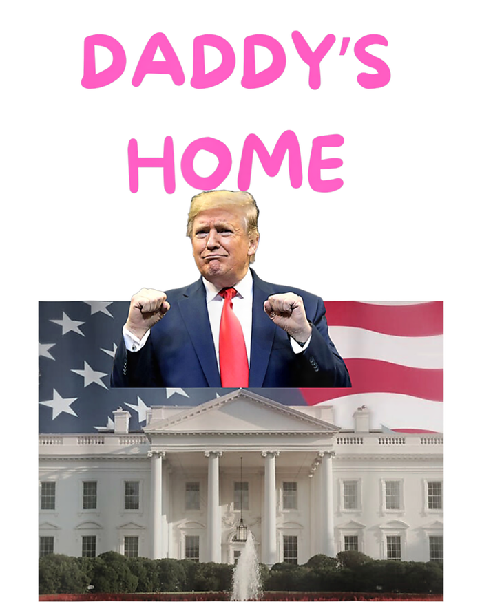 Funny Taking America Back Daddys Home Trump Pink 2024 Magnet