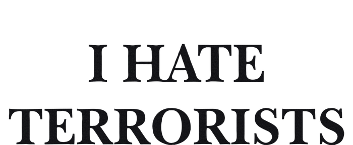 I Hate Terrorists Kids Long Sleeve Shirt