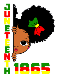 Juneteenth Celebrating 1865 Cute Black Girl T-Shirt