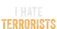 I Hate Terrorists Cropped Pullover Crew