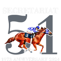 Secretariat 1973 Horse Racing V-Neck T-Shirt