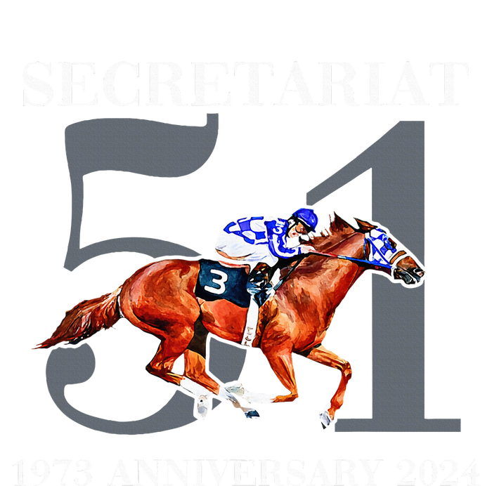 Secretariat 1973 Horse Racing V-Neck T-Shirt