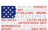 Arizona Flag Showing Some The StateS Best Features T-Shirt