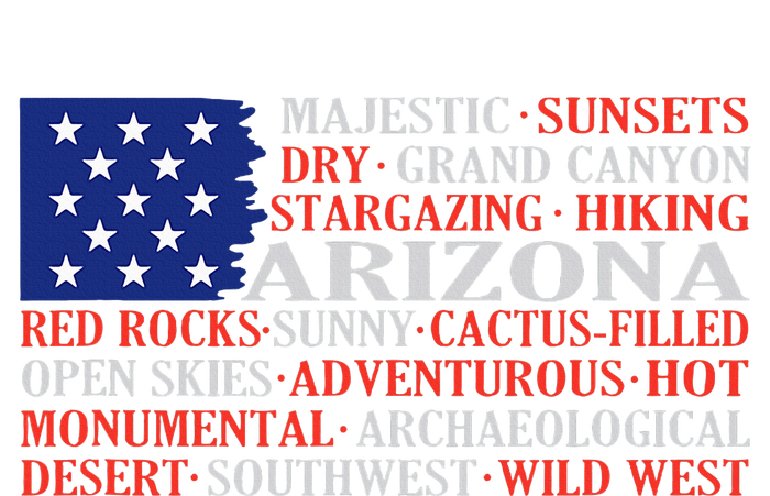 Arizona Flag Showing Some The StateS Best Features T-Shirt