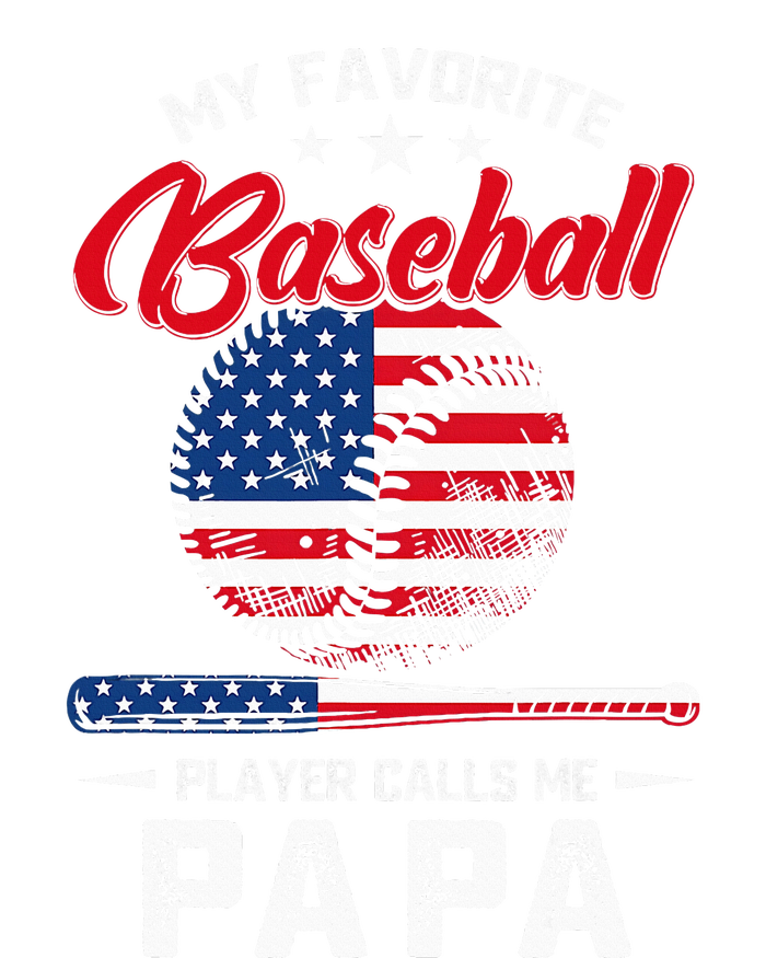 Baseball My Favorite Player Calls Me Papa Grandpa Gift Kids T-Shirt