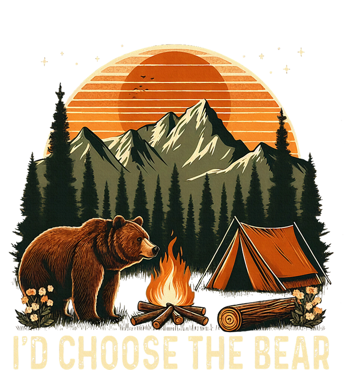 Camping ID Choose The Bear T-Shirt